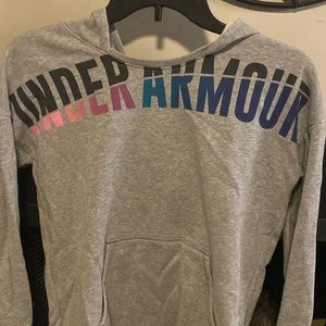 Rainbow Under Armor Hoodie, Adult S